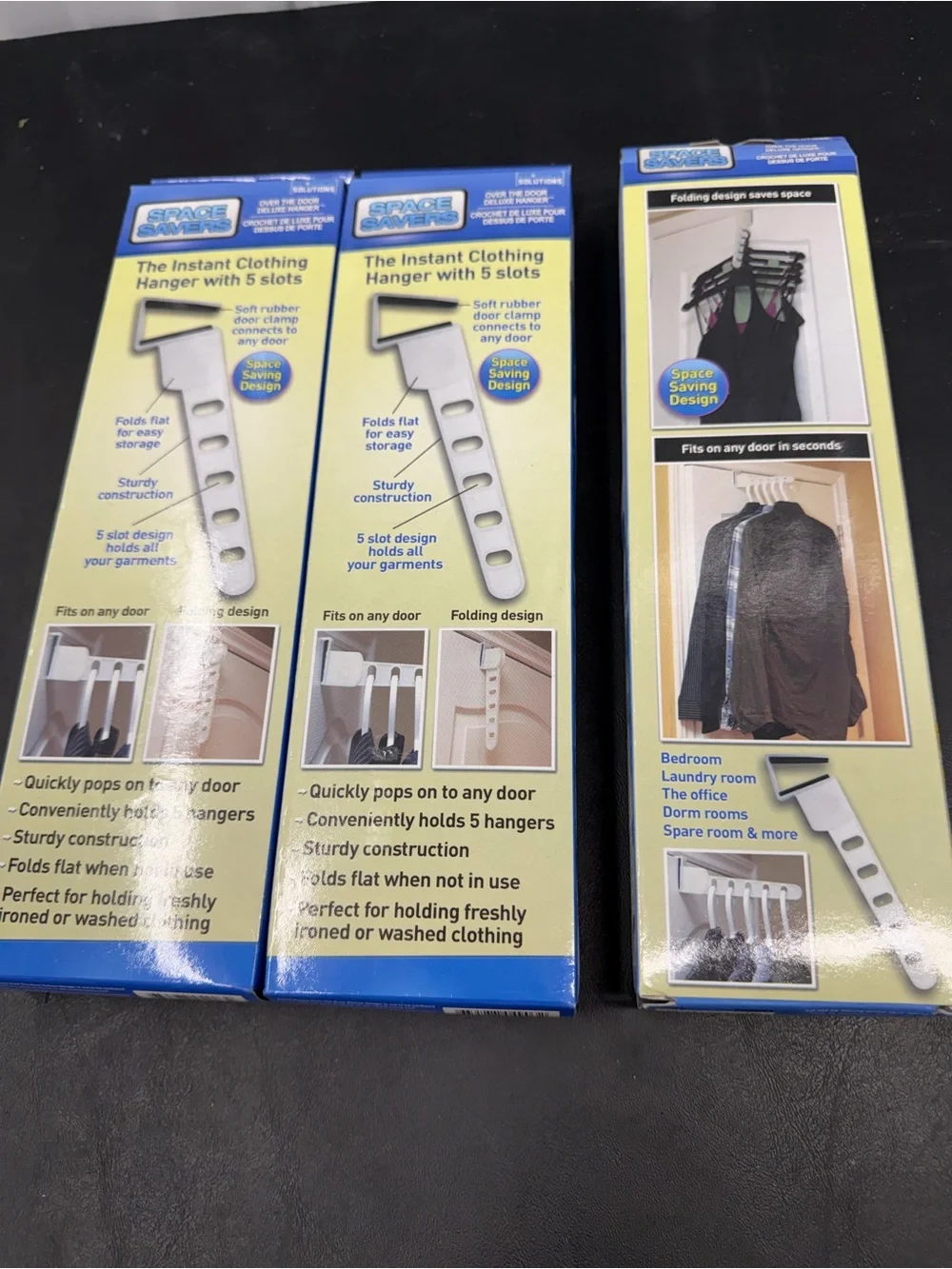 Instant Clothing Hanger - White, 5-Slot